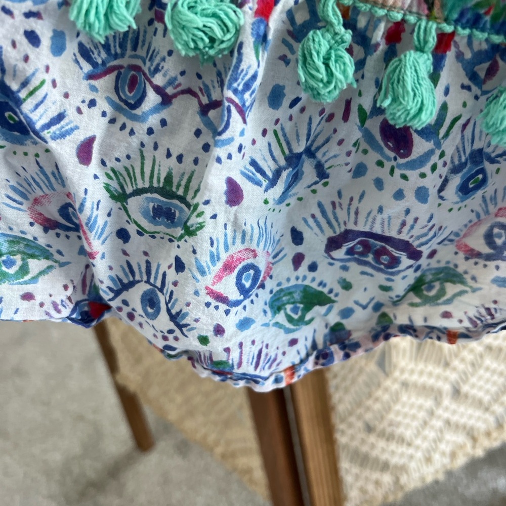 Antica Sartoria Sicilian Ladies Eye Tiered Dress - Picture 8 of 16